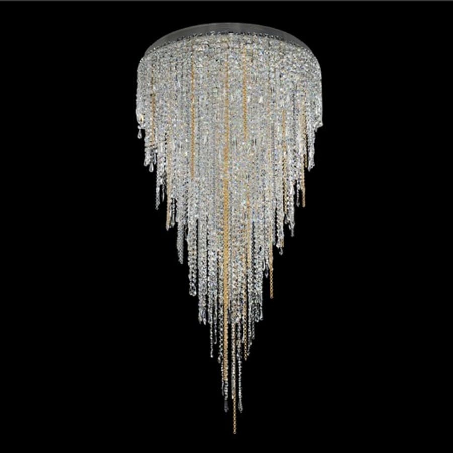 Allegri Tenuta Convertible 3 Light 1 Tier Chandelier with Firenze Clear Crystals