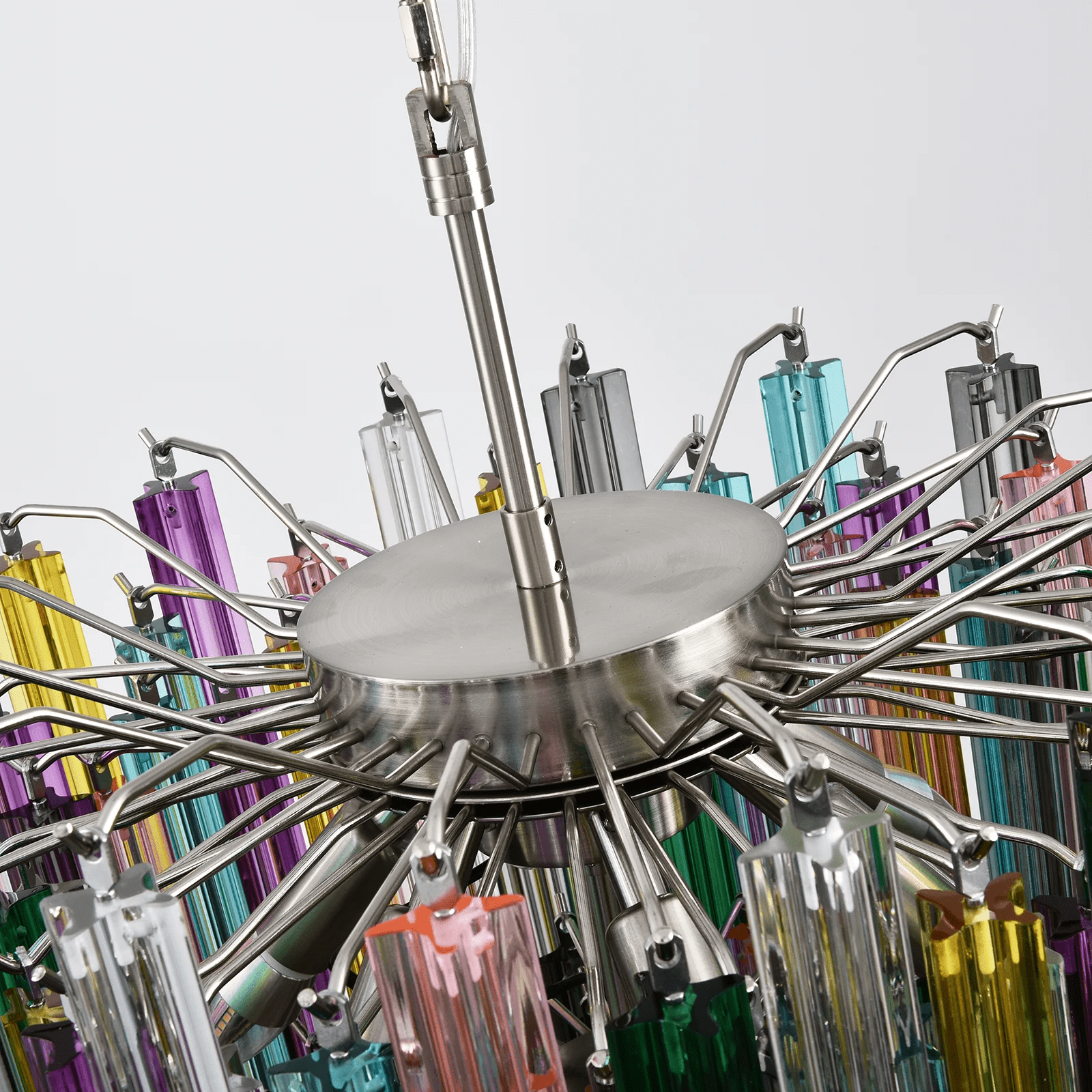 Prismatic Murano Colorful Chandelier