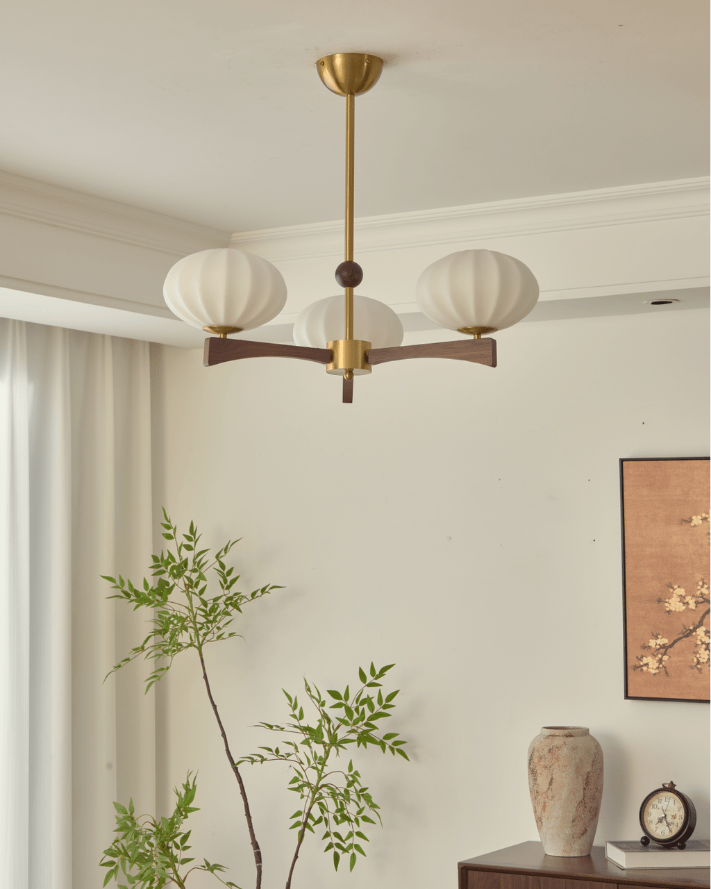 Elias Mid-Century Chandelier