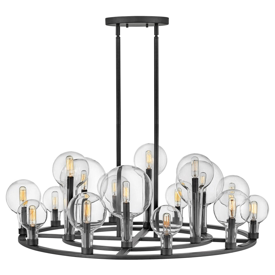 Hinkley Lighting Alchemy 16 Light 38" Wide Chandelier with Clear Glass Shades