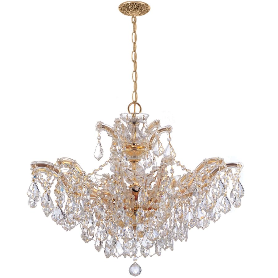 Crystorama Lighting Group Maria Theresa 6 Light 27" Wide Crystal Chandelier with Swarovski Spectra Crystal Accents