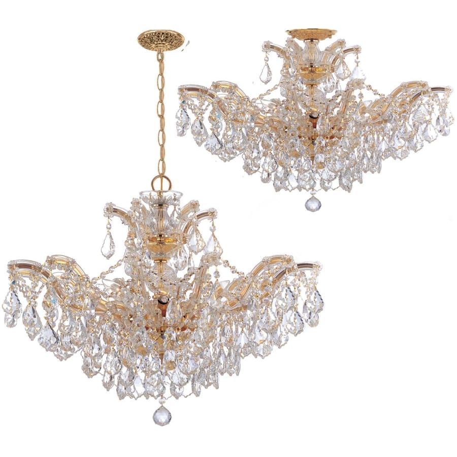 Crystorama Lighting Group Maria Theresa 6 Light 27" Wide Crystal Chandelier with Swarovski Spectra Crystal Accents