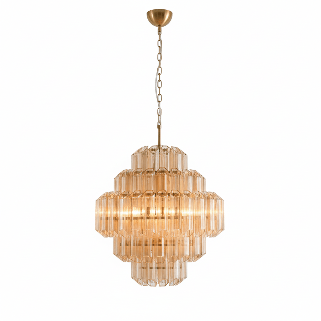 Aurum Cascade Murano Chandelier