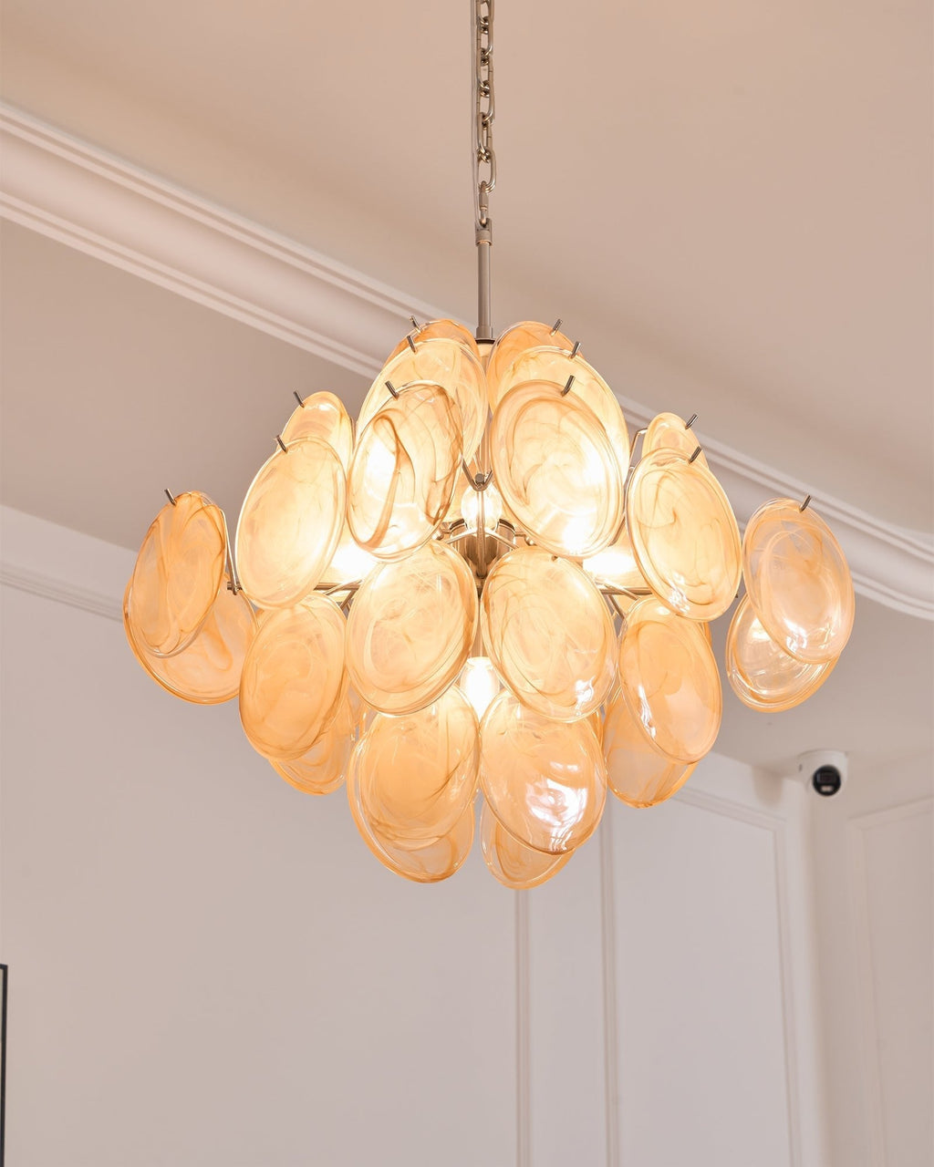Aurelia Apricot Murano Glass Chandelier