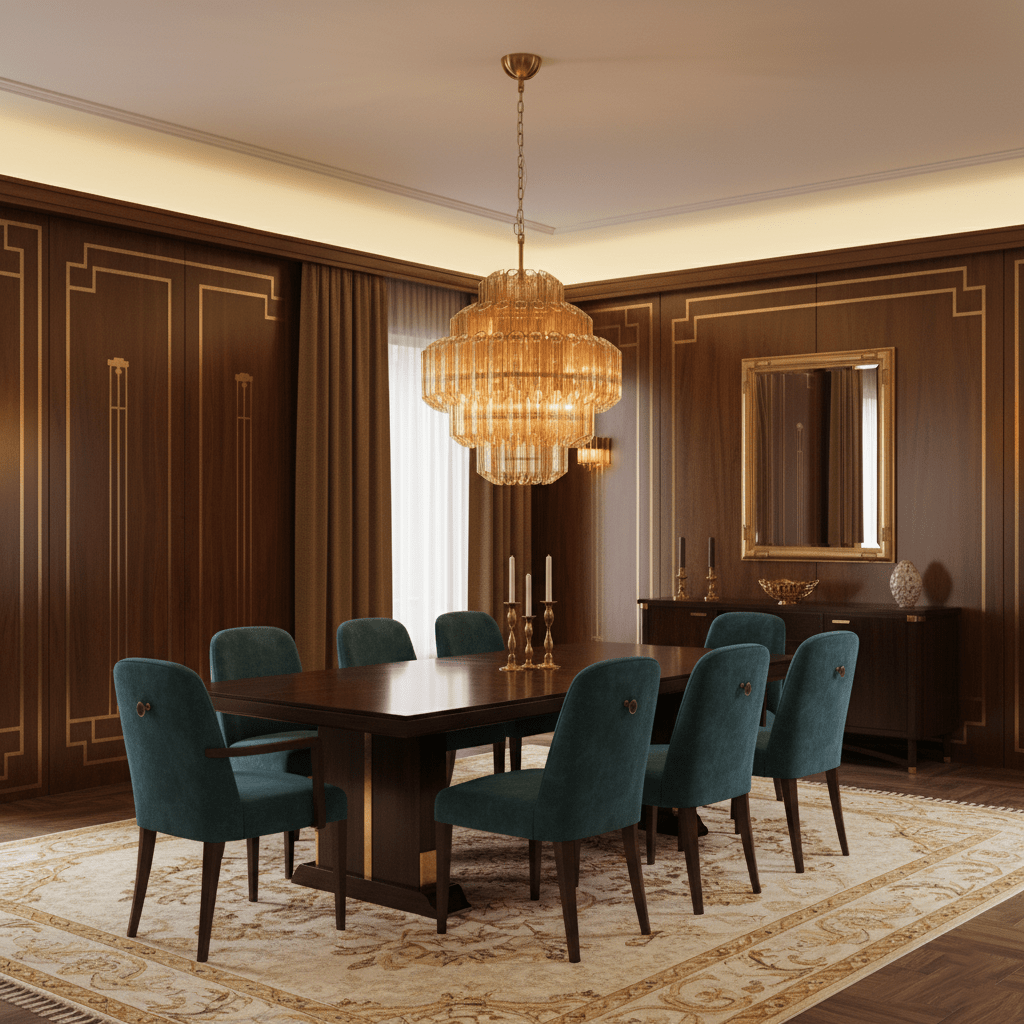 Aurum Cascade Murano Chandelier