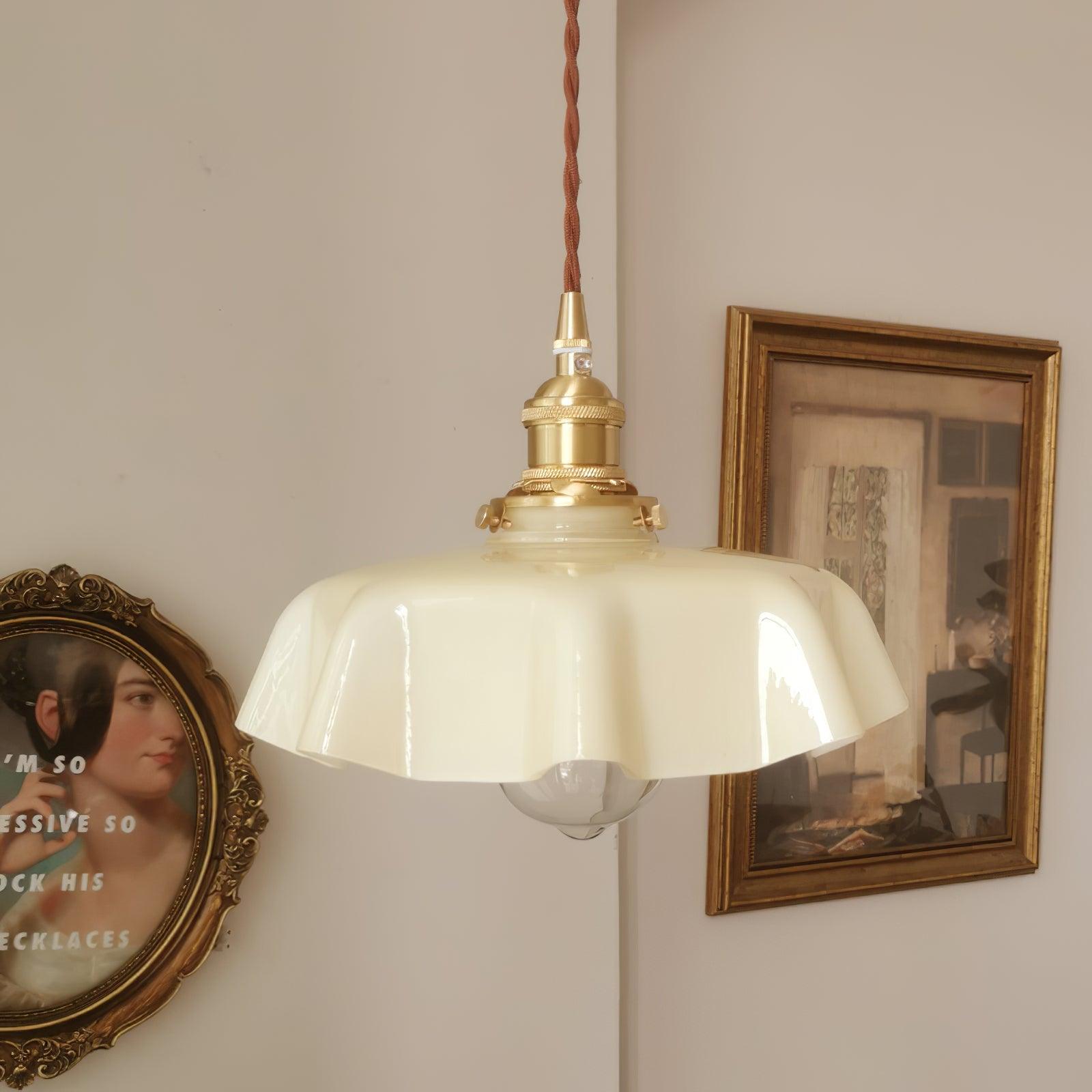 French Flower Droplight Pendant Light