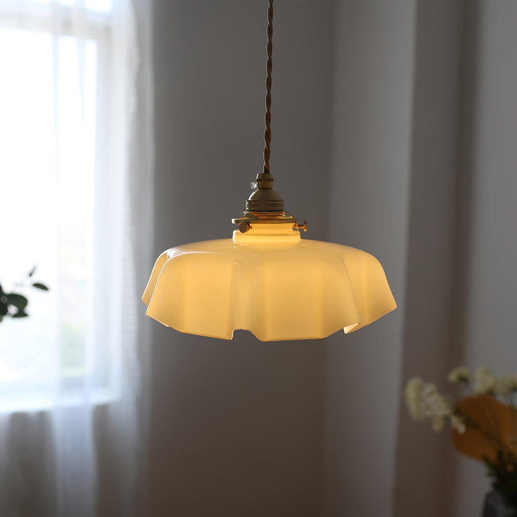 French Flower Houselight Pendant Swag Light