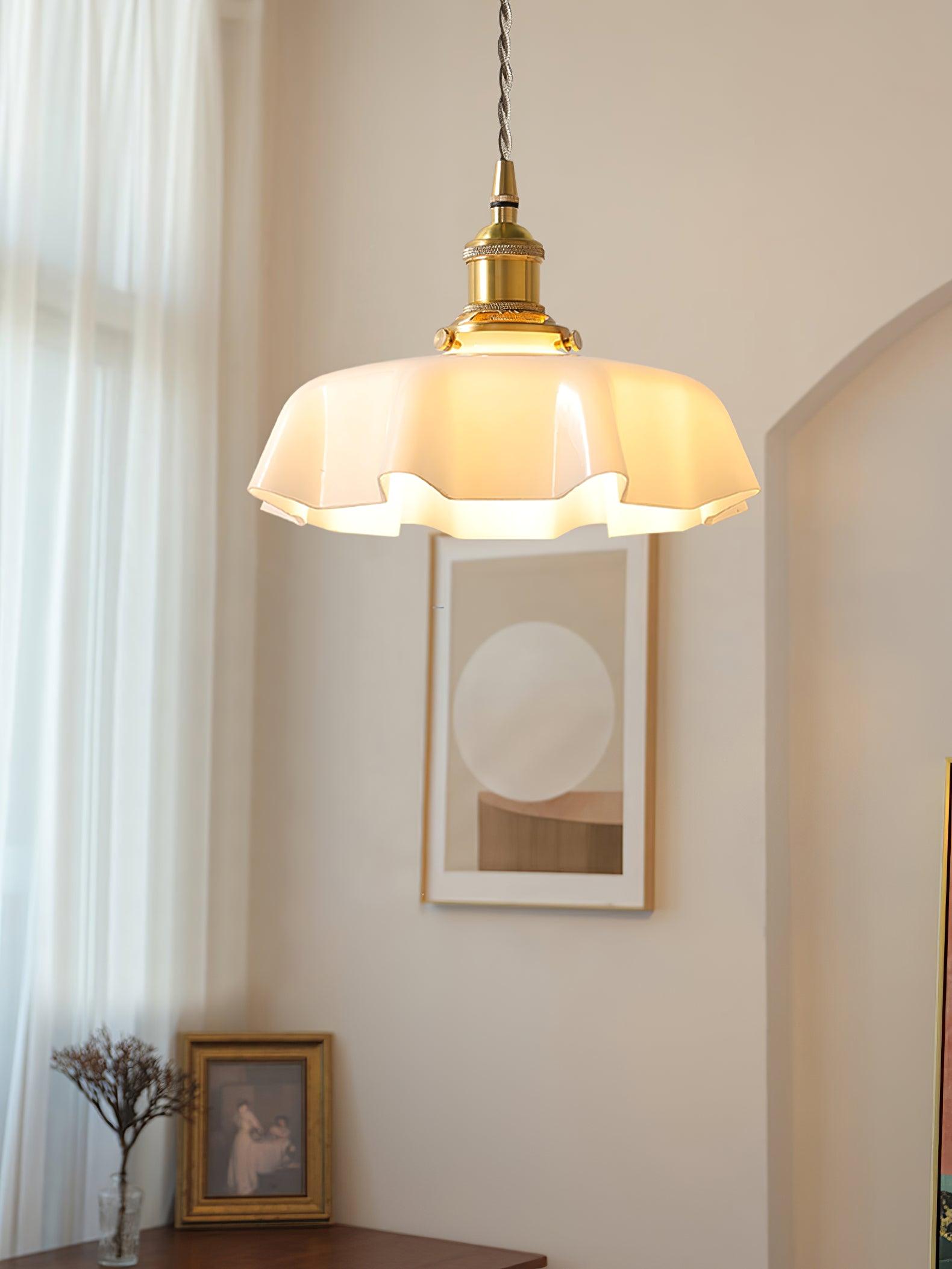 French Flower Houselight Pendant Swag Light