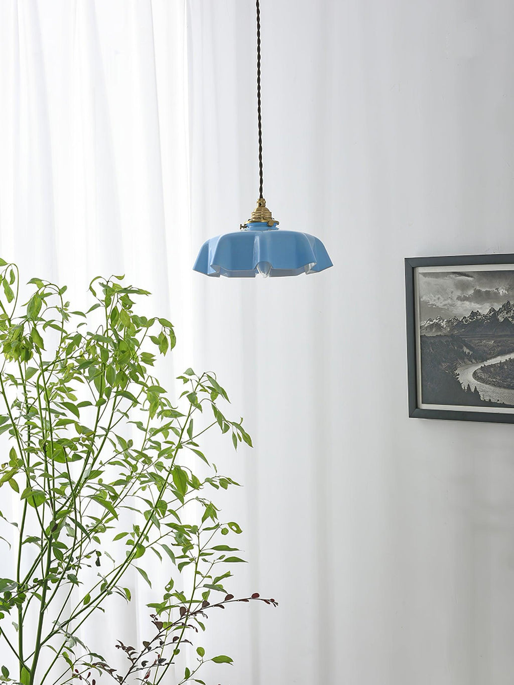 French Flower Droplight Pendant Light