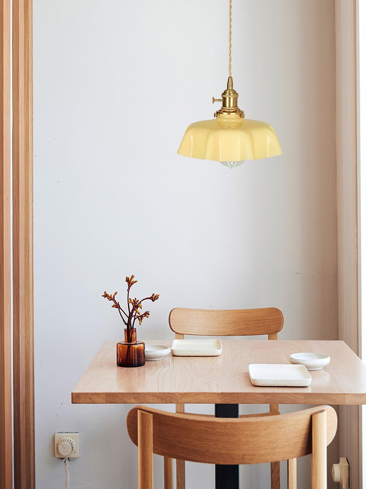 French Flower Houselight Pendant Swag Light