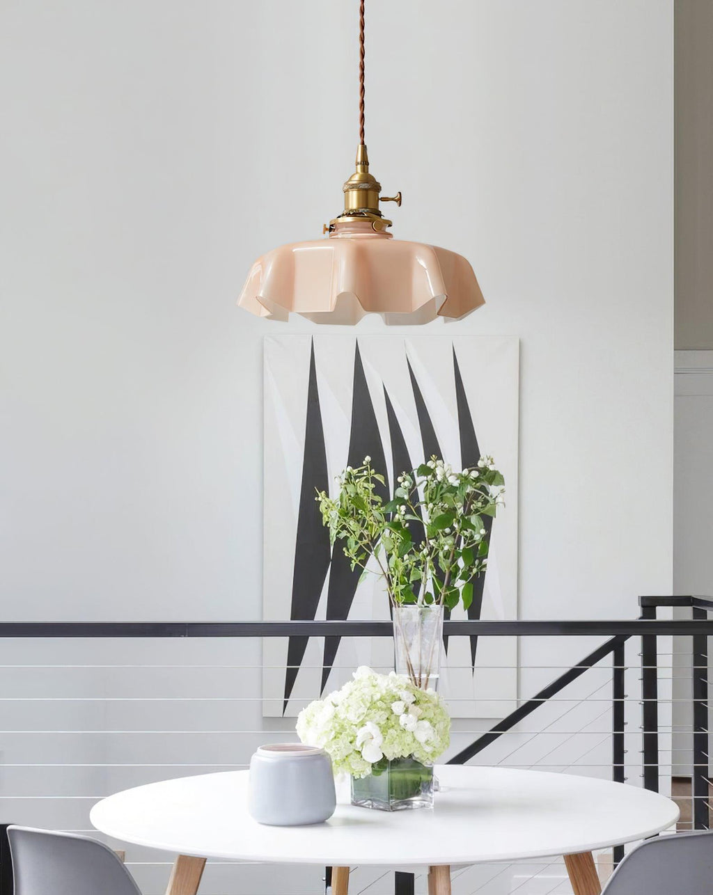 French Flower Droplight Pendant Light
