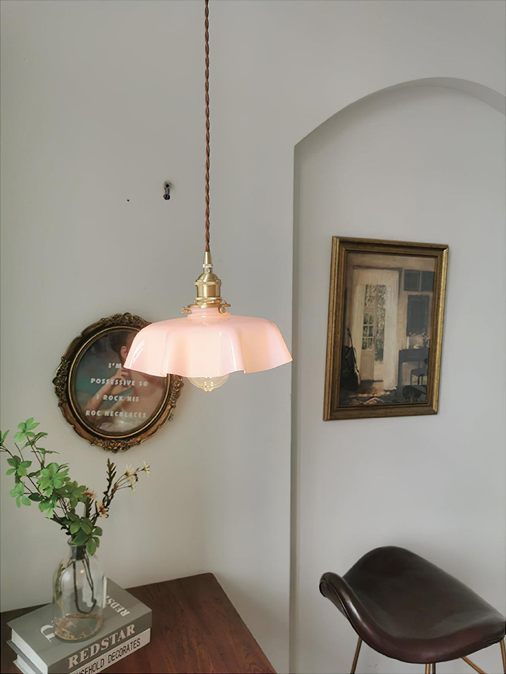 French Flower Droplight Pendant Light