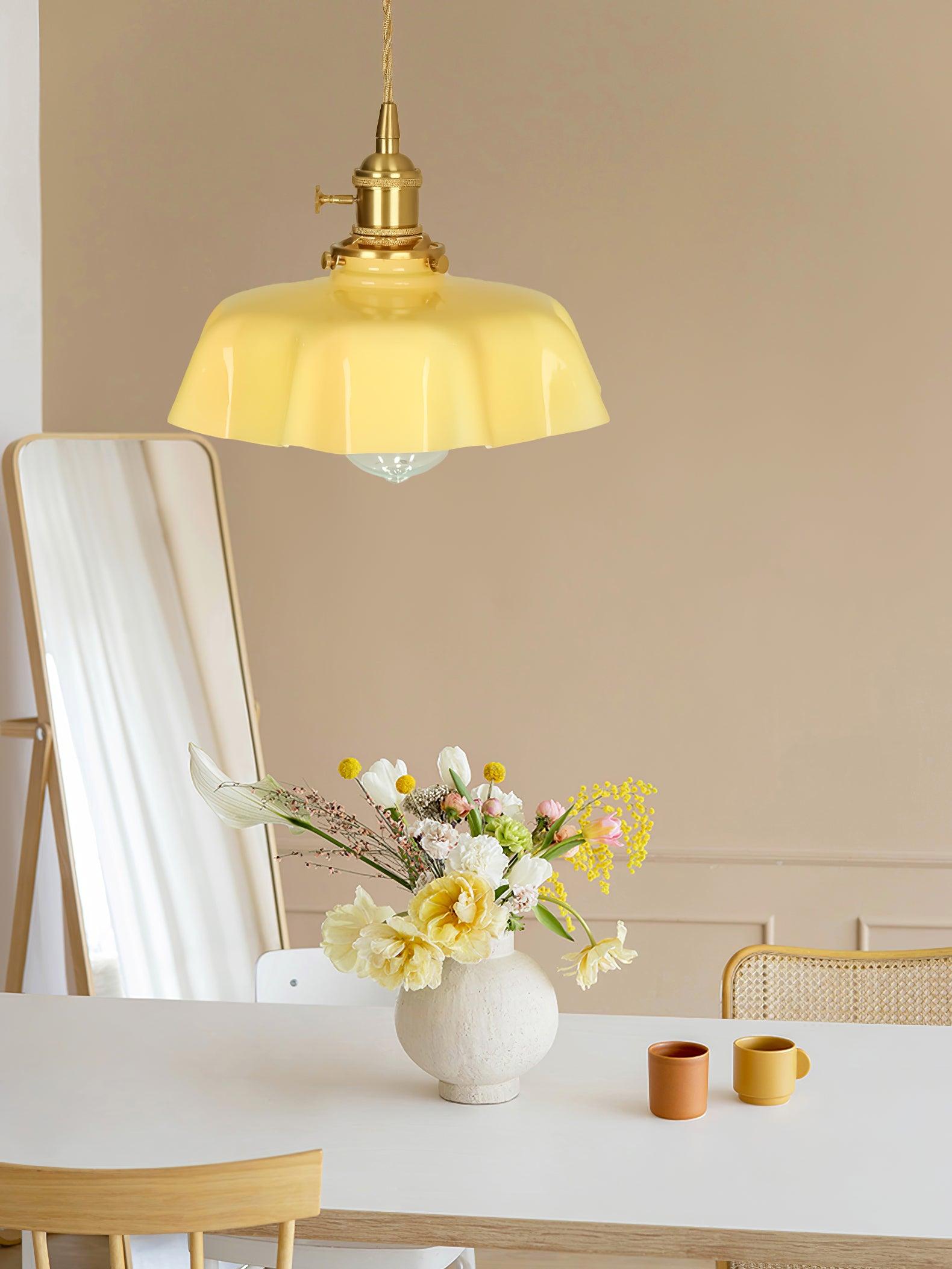 French Flower Droplight Pendant Light