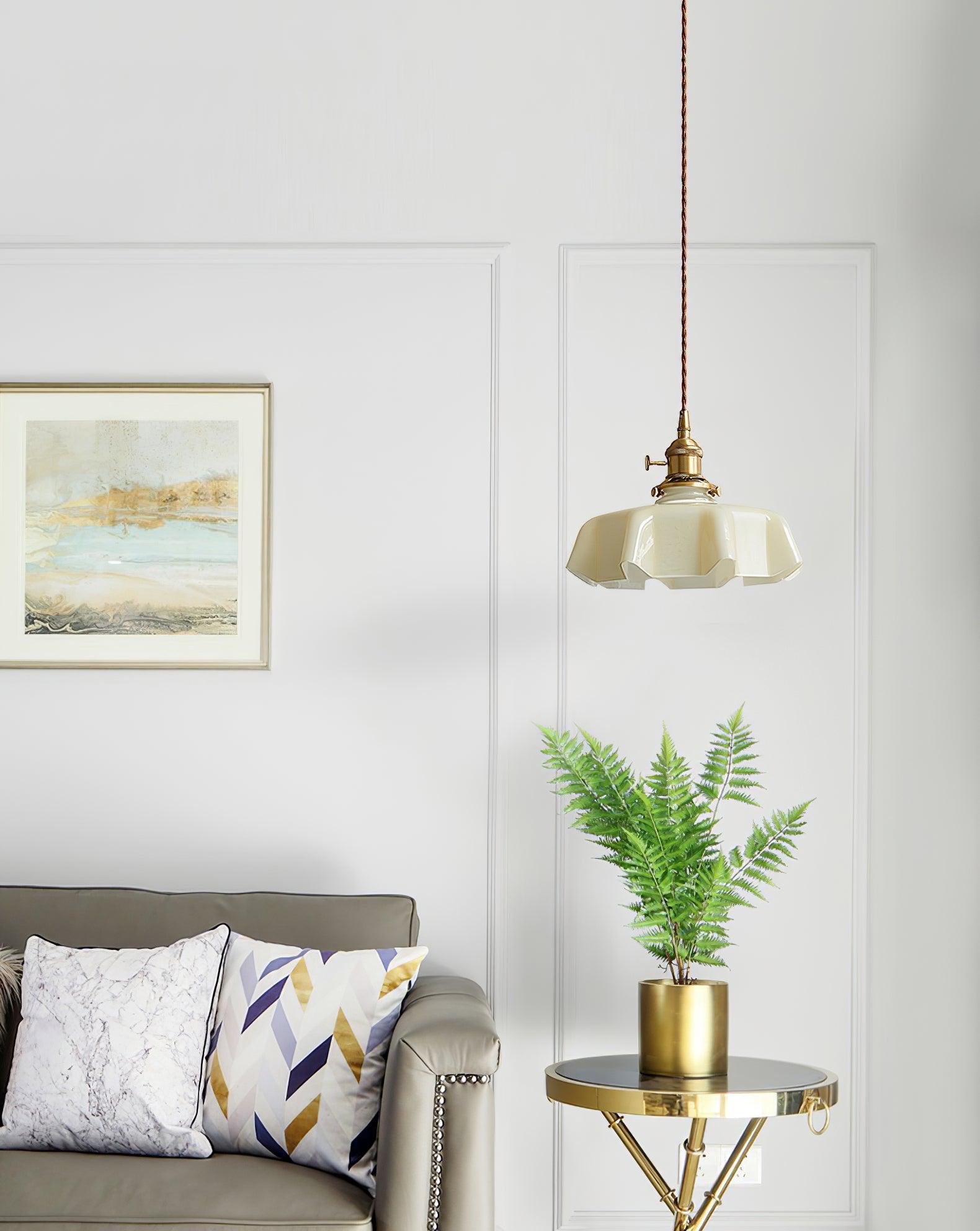 French Flower Droplight Pendant Light