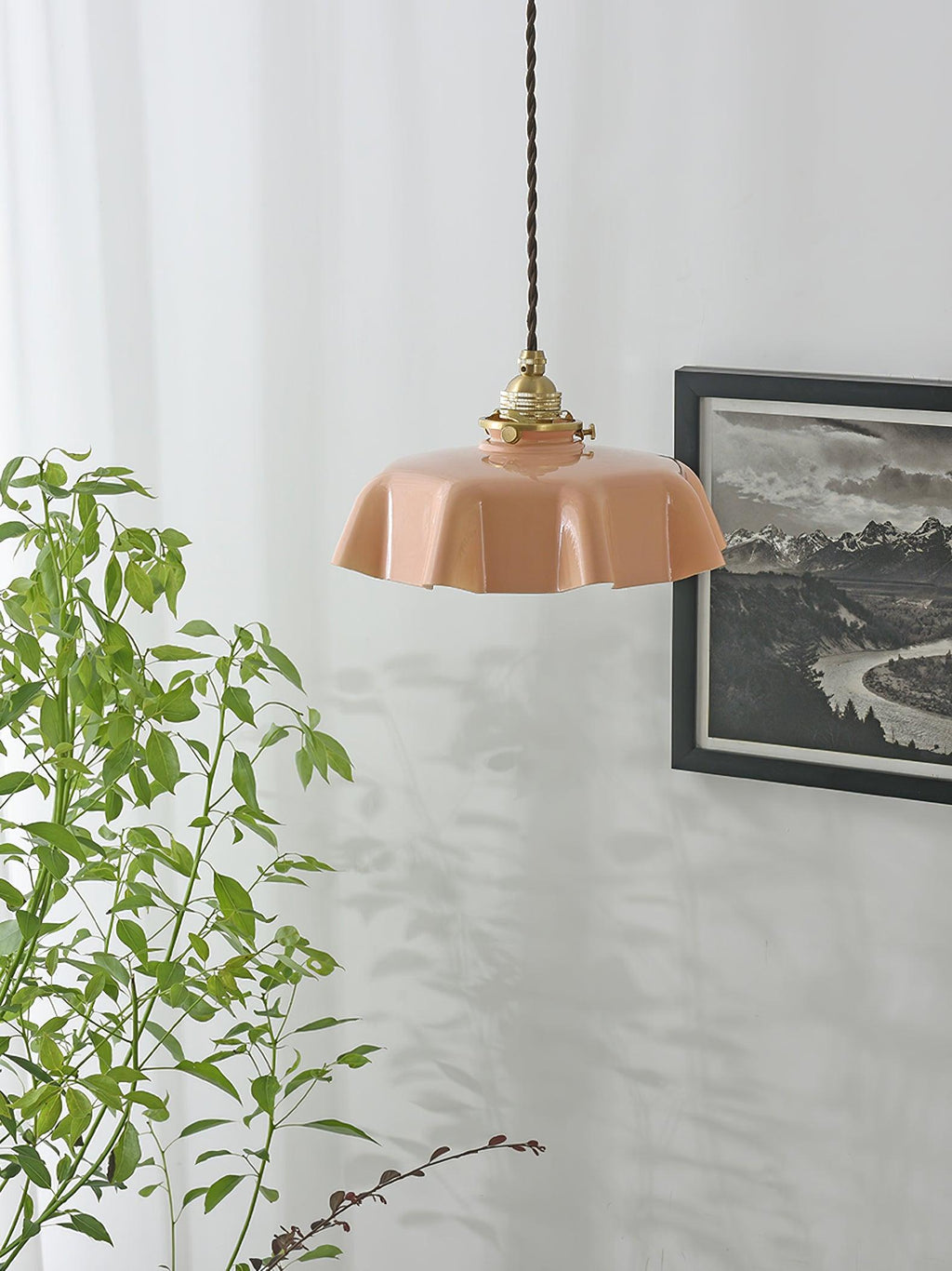 French Flower Droplight Pendant Light
