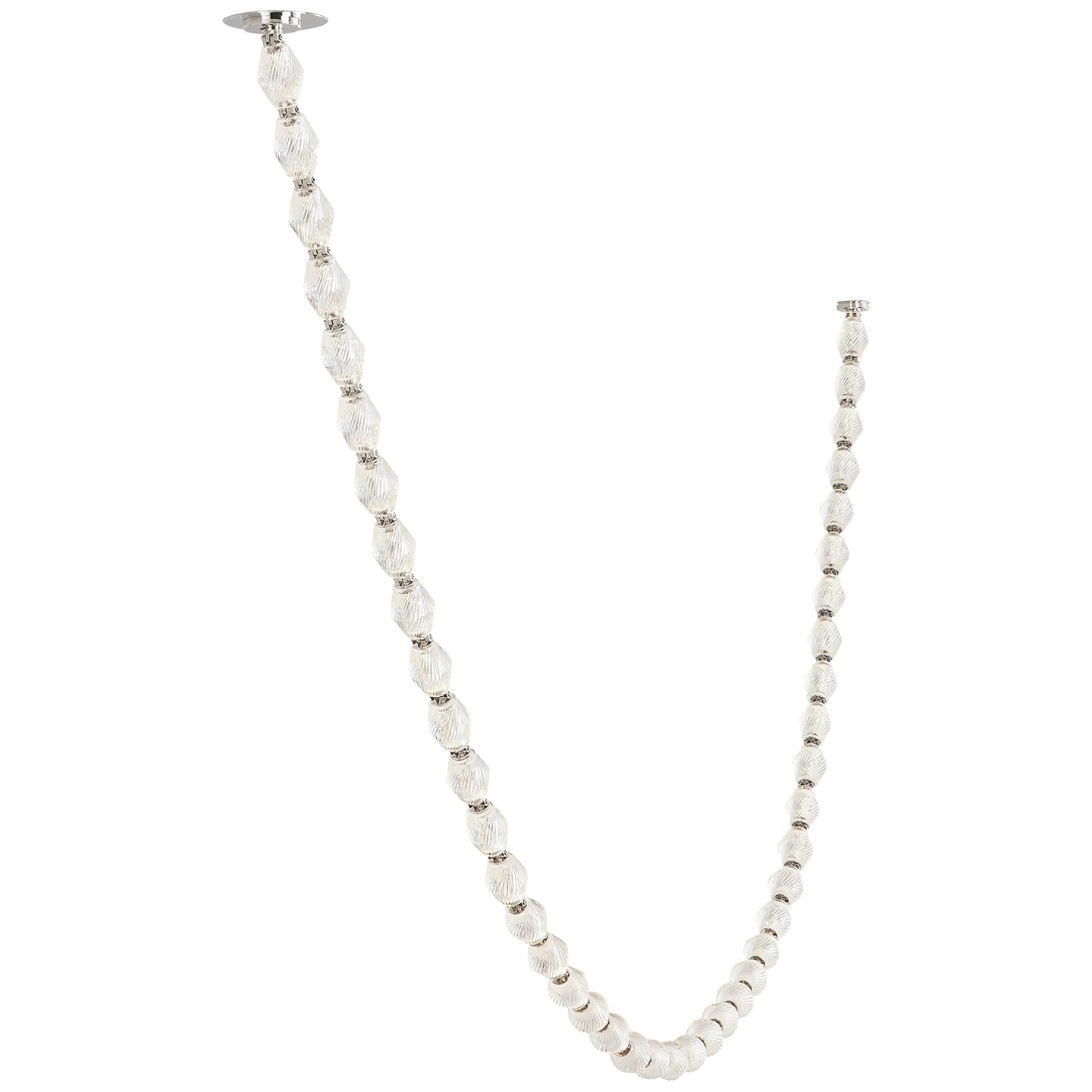 Glass Chain Chandelier