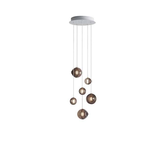 Cosmic Sphere Cascade Chandelier