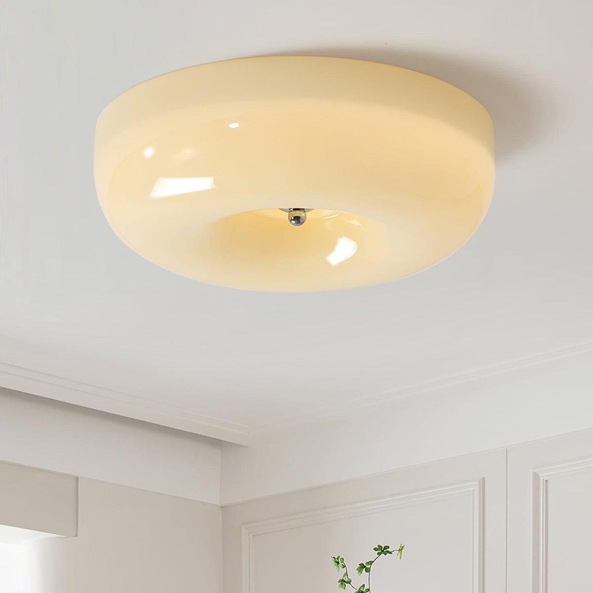 Swirl Glass Ceiling Lamp