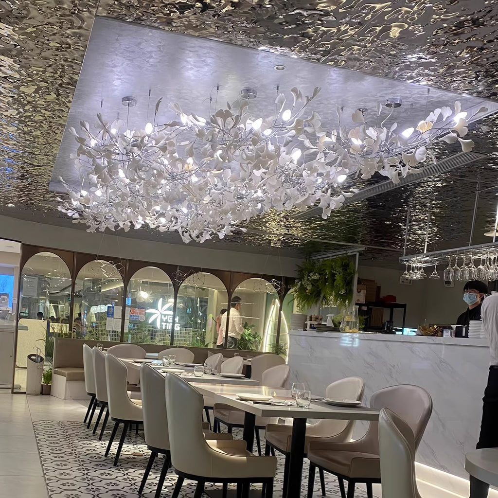 Gingko Leaves Crown Chandelier