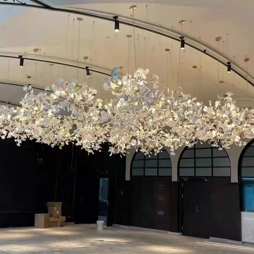 Gingko Leaves Crown Chandelier