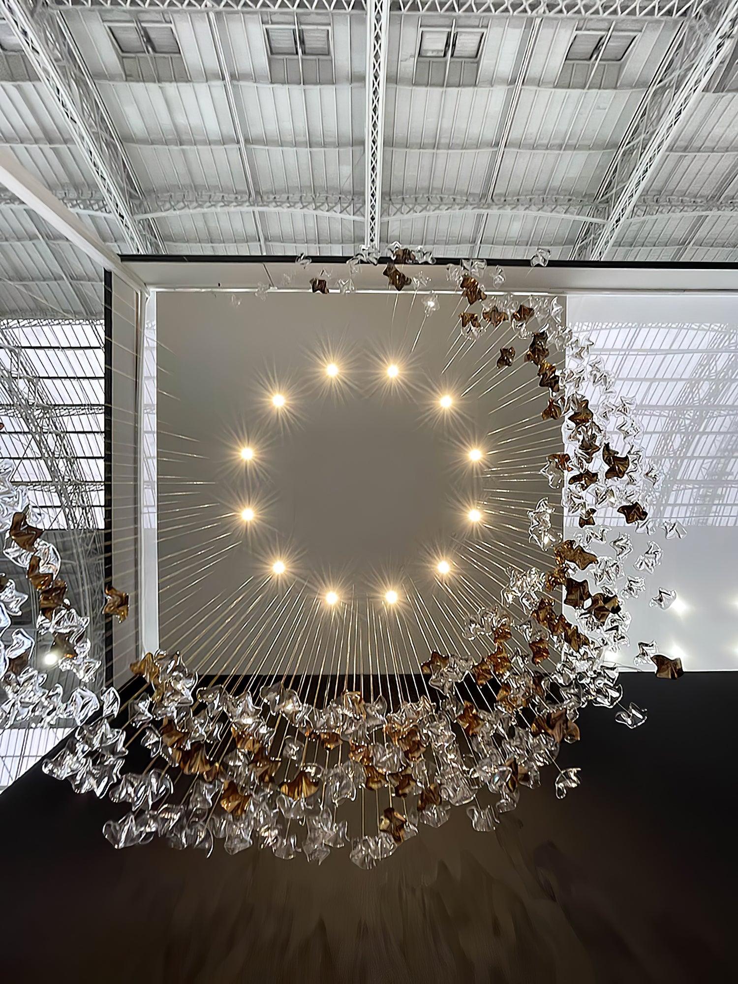 Tidal Art Glass Pendant light Chandelier