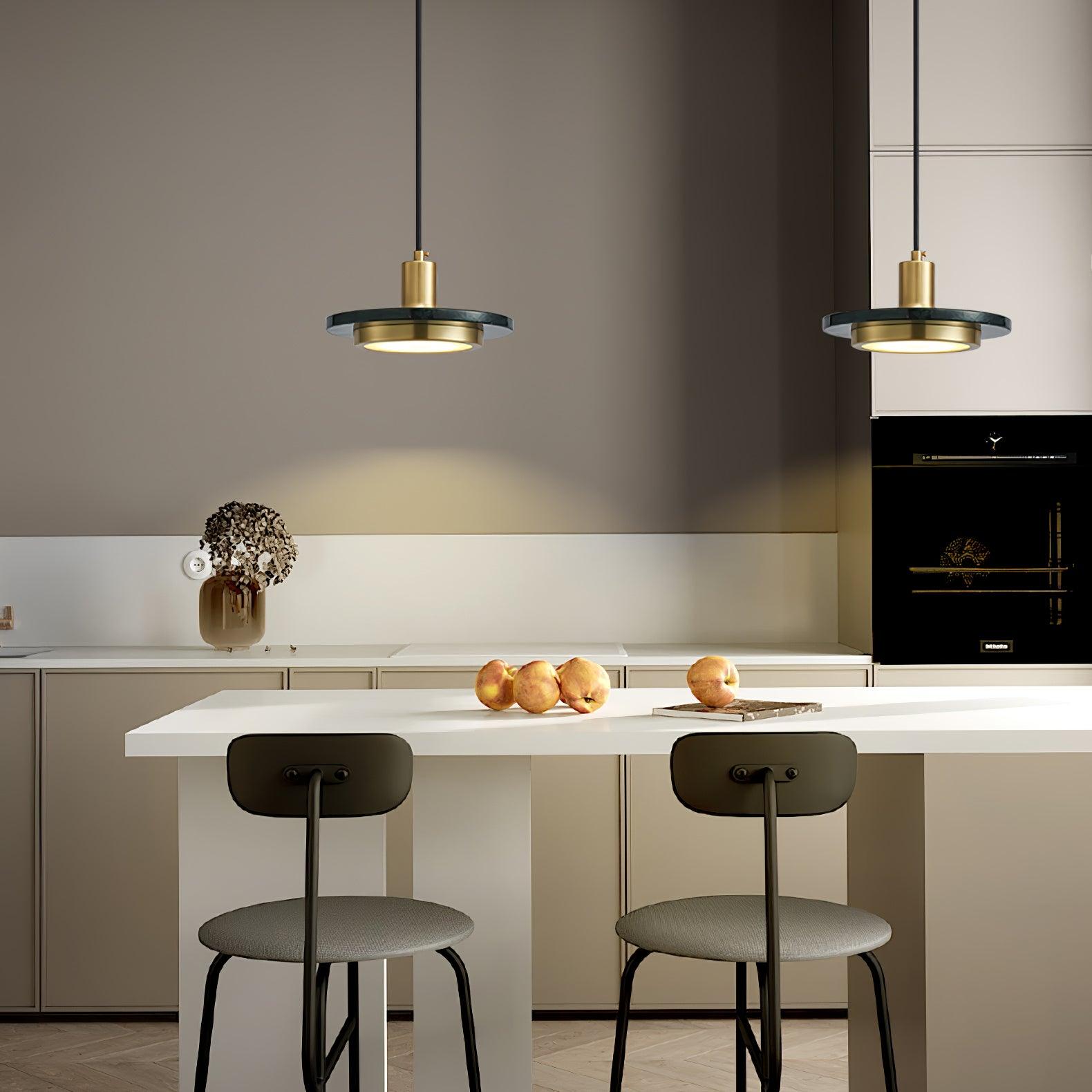 Double Circle Hanging light Pendant Light
