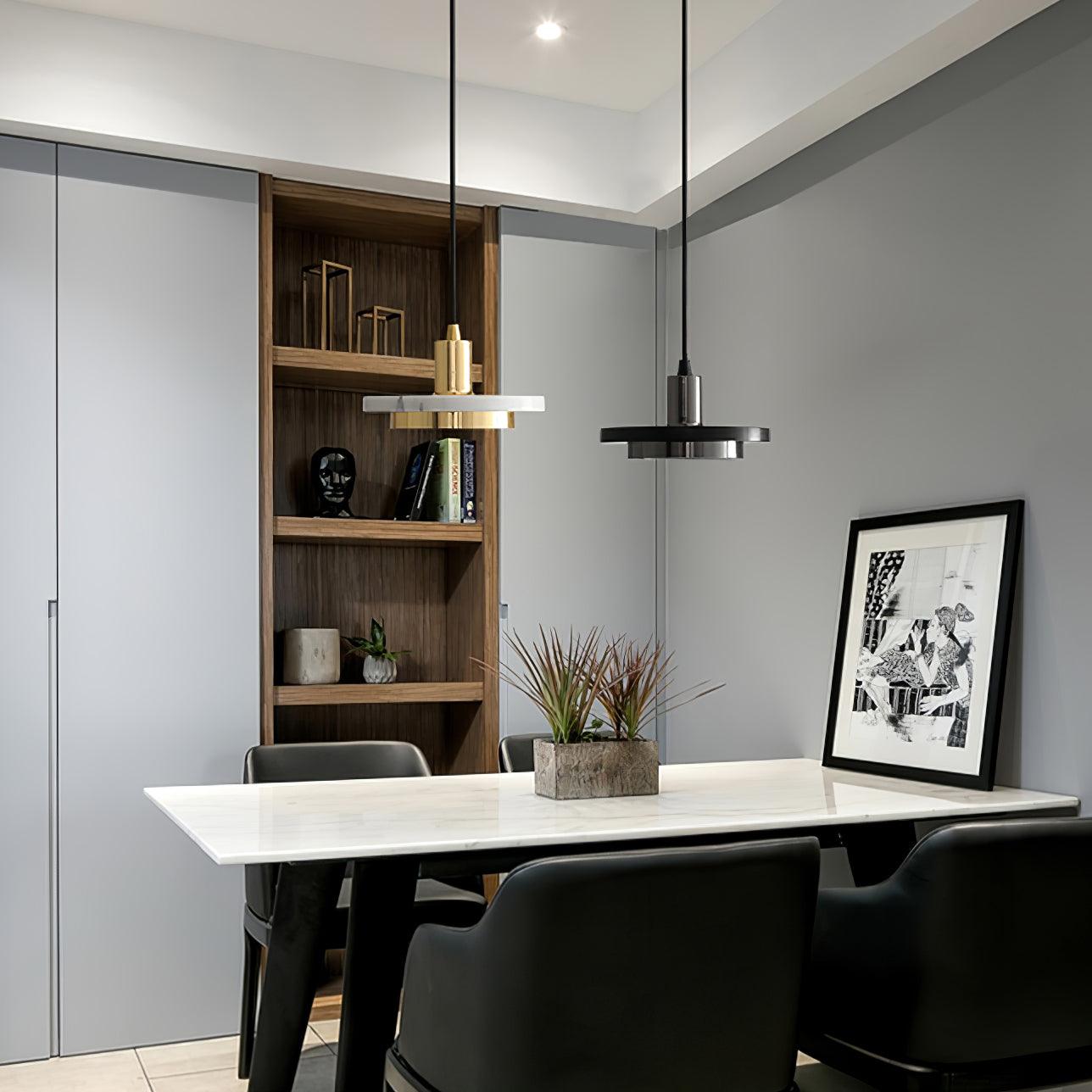 Double Circle Hanging light Pendant Light