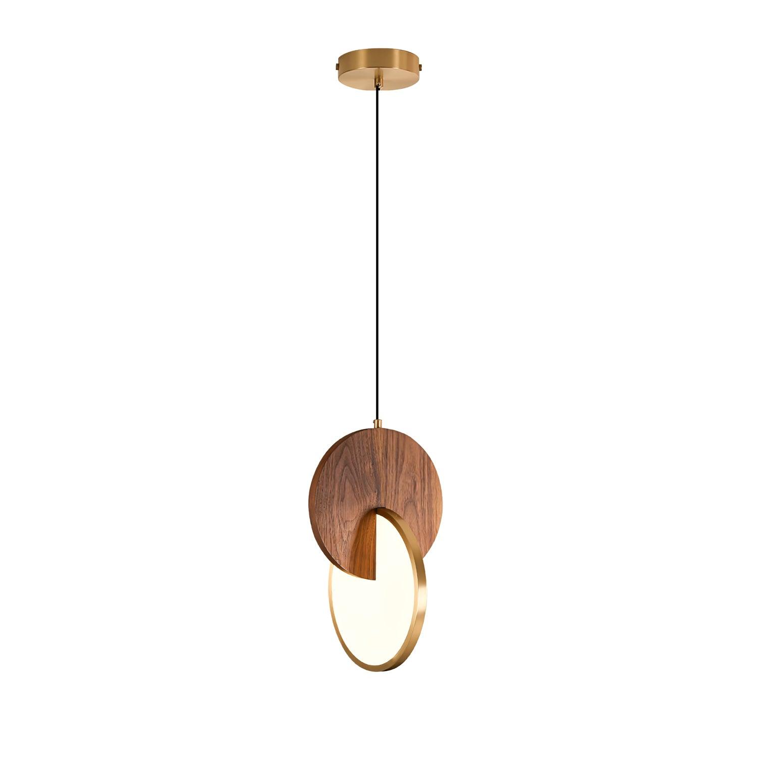 Double Disk Hanging light Pendant Lamp