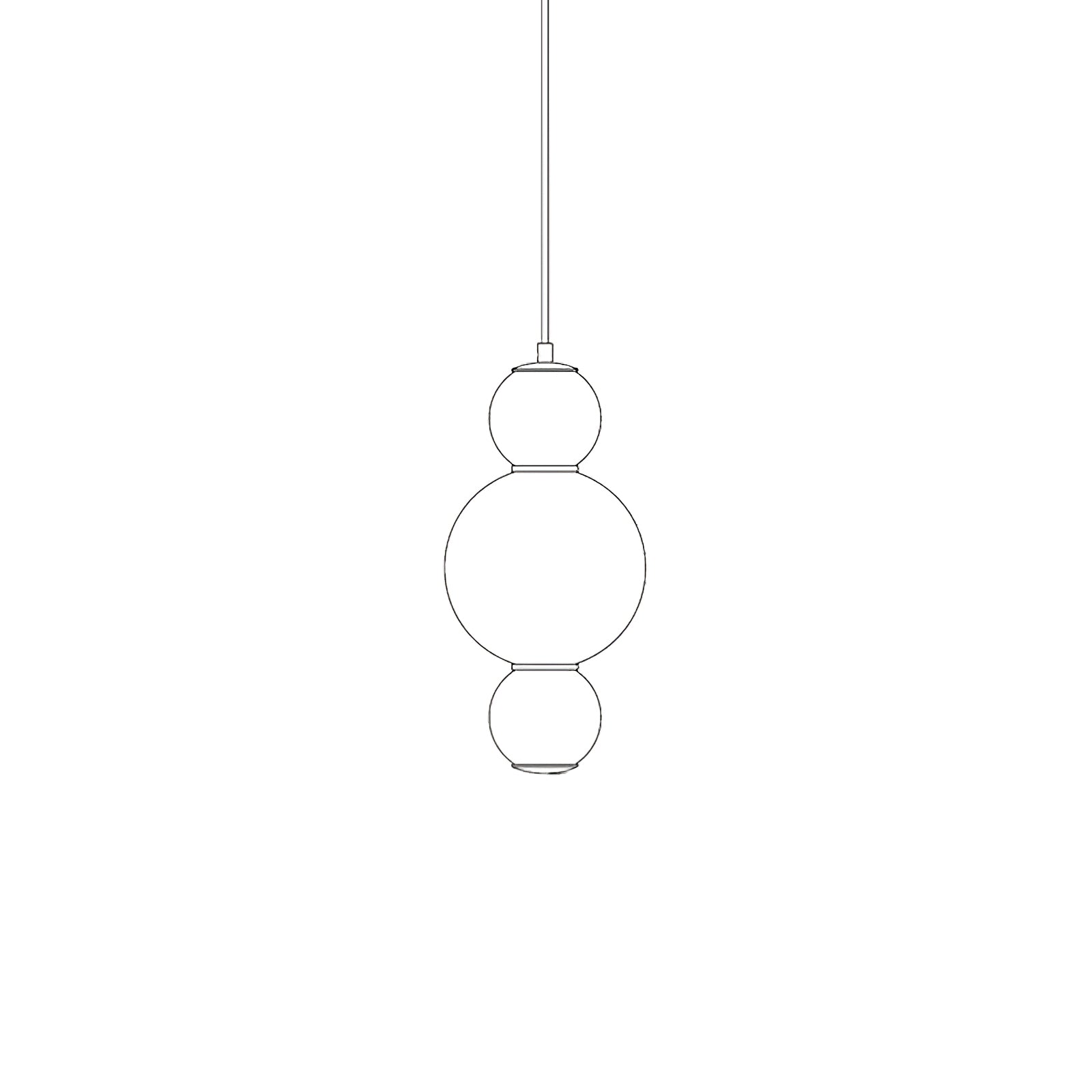 Double Globe Drop light Pendant Lamp