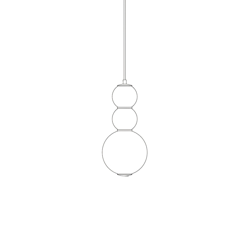 Double Globe Drop light Pendant Lamp