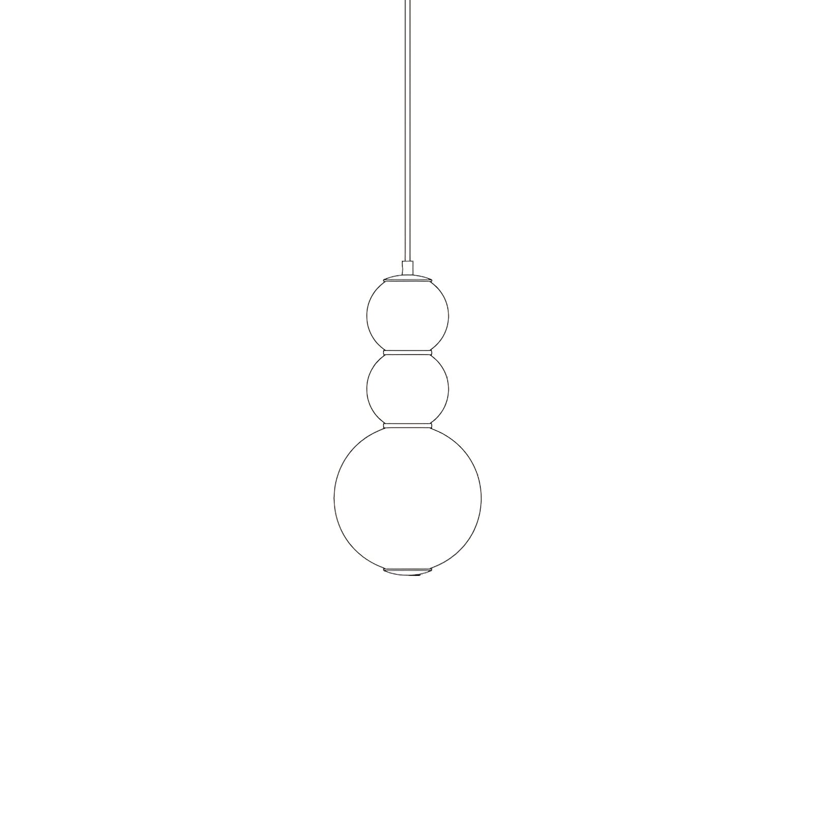 Double Globe Drop light Pendant Lamp