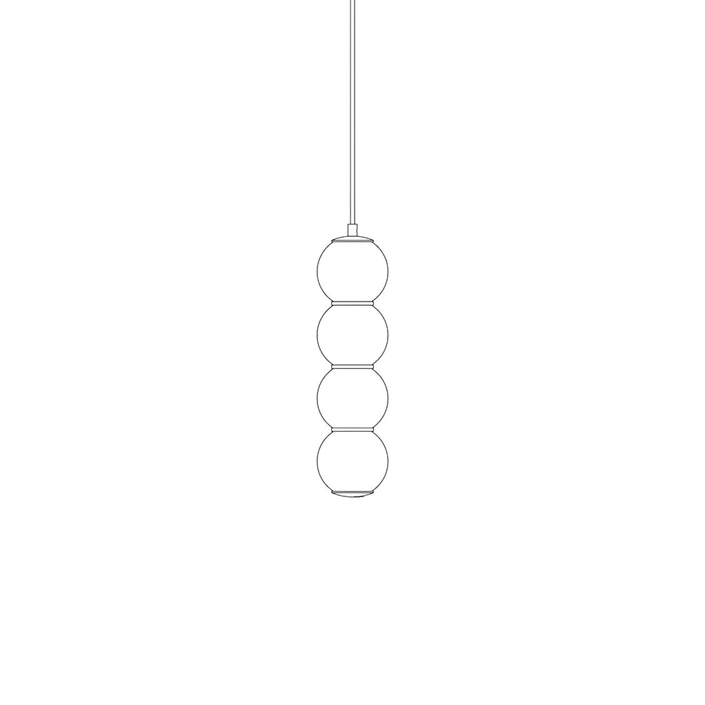 Double Globe Drop light Pendant Lamp