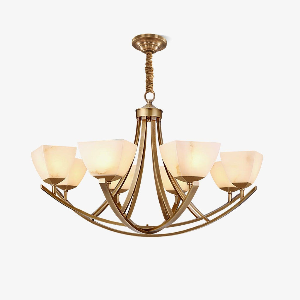 Dover Brass Ceiling fixture Chandelier