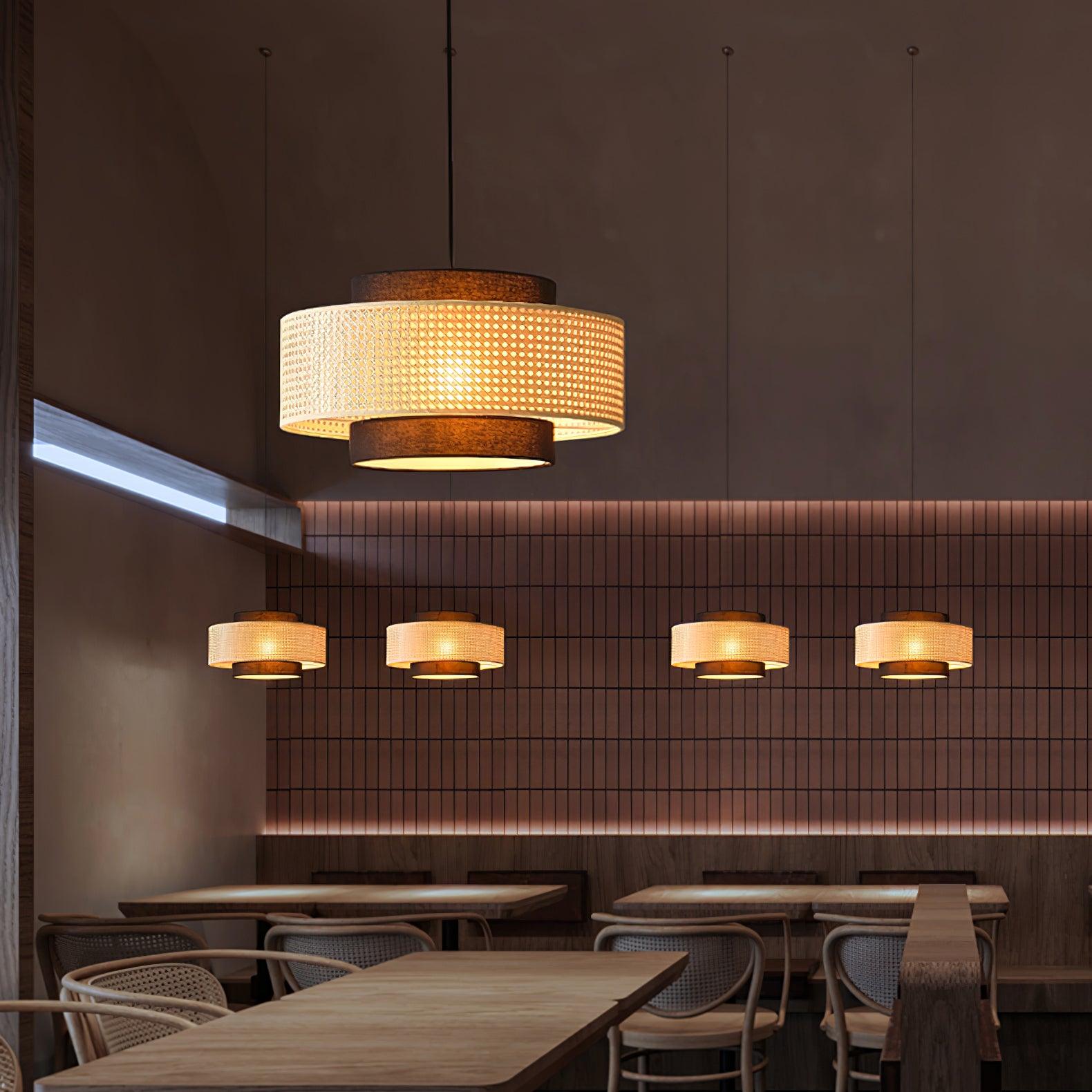 Drum Shade Hanging light Pendant Light