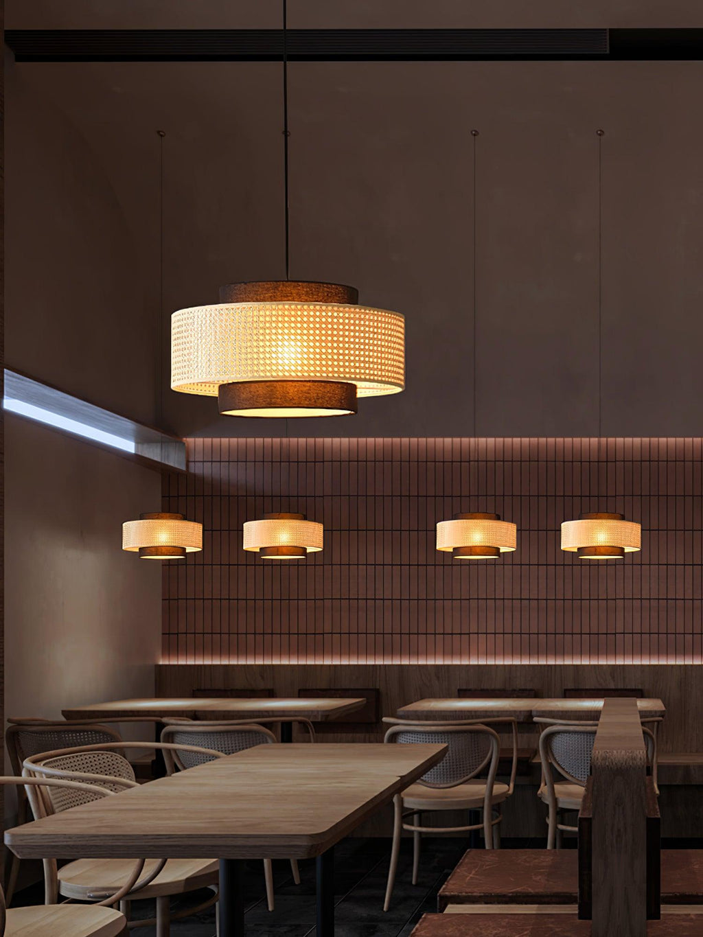 Drum Shade Hanging light Pendant Light