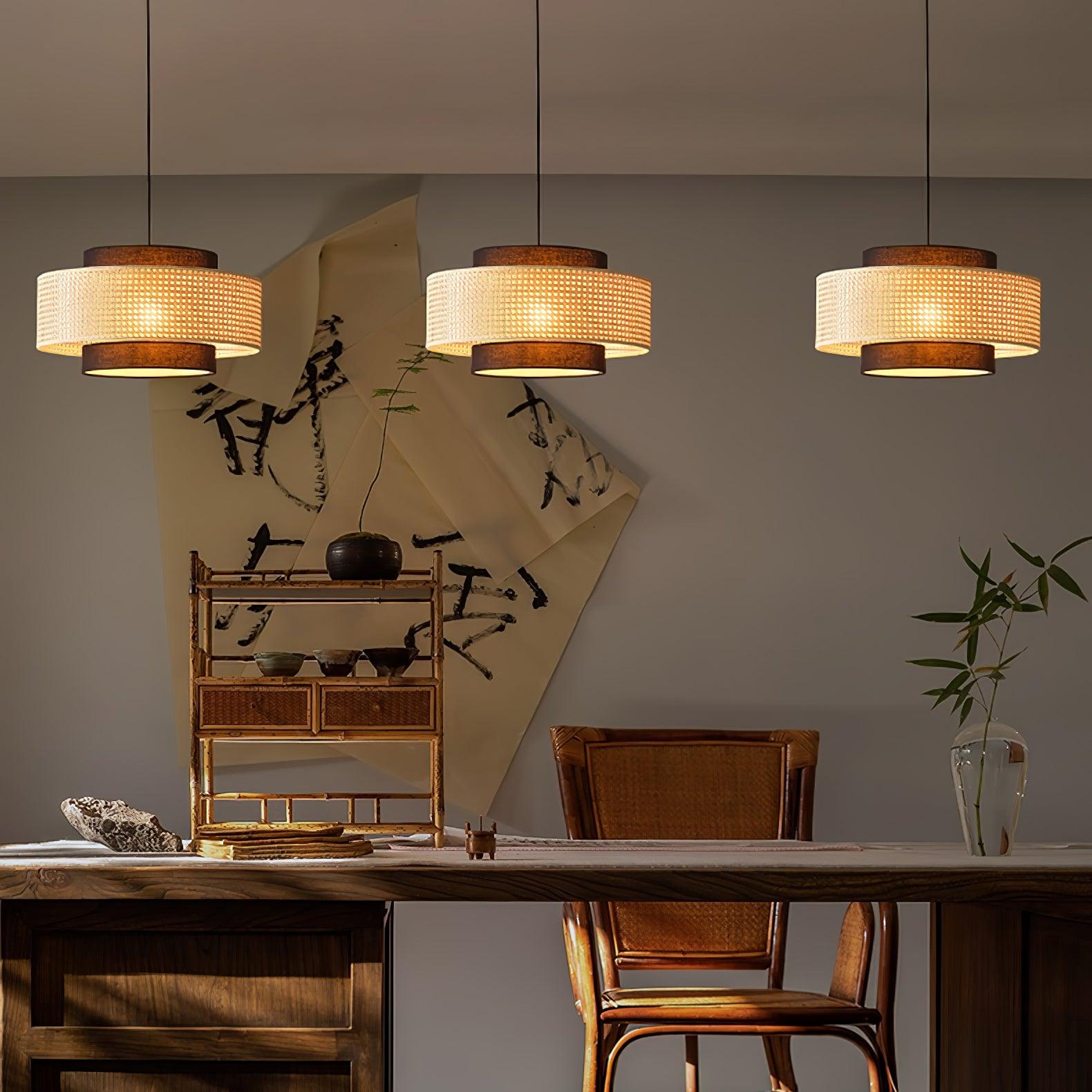Drum Shade Hanging light Pendant Light