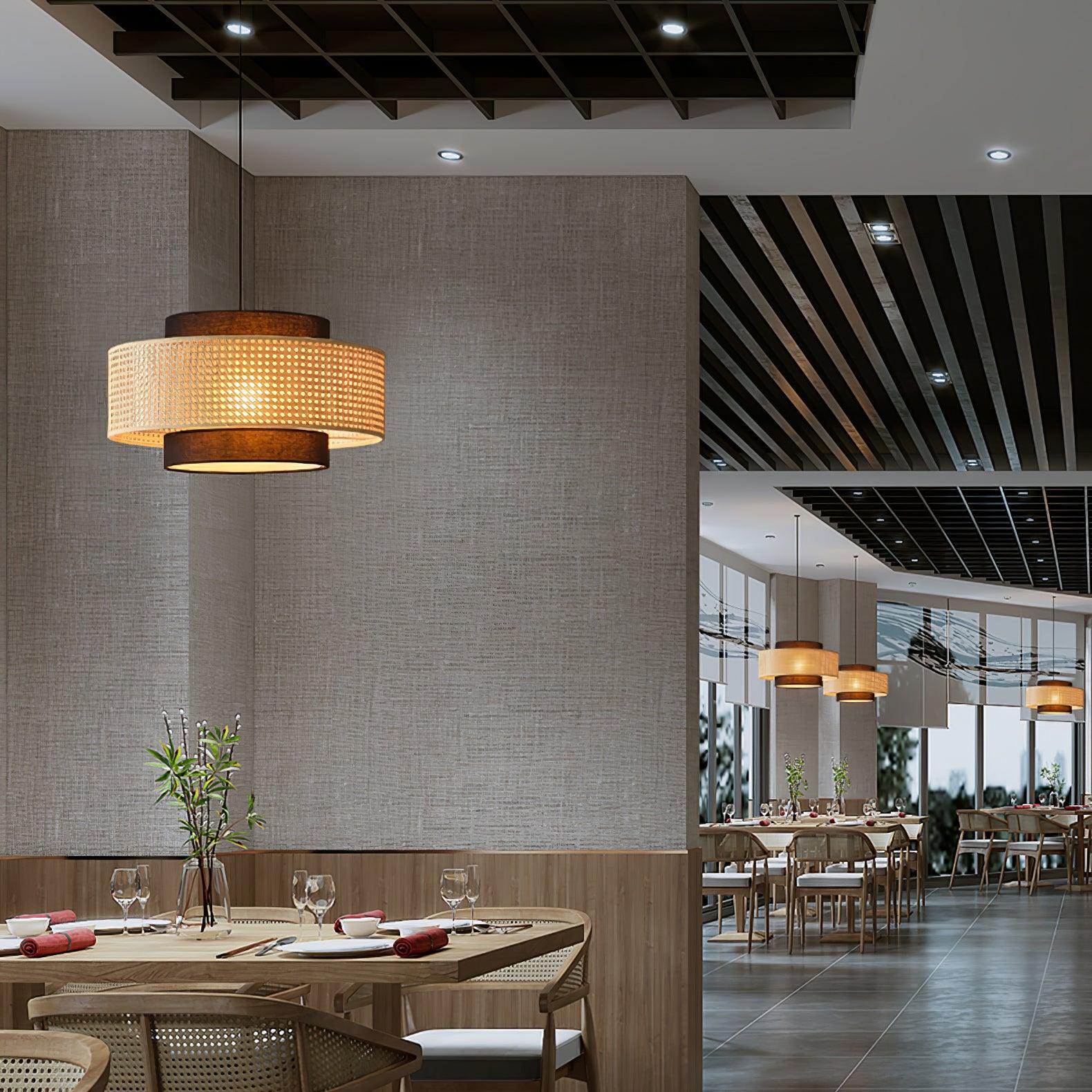 Drum Shade Hanging light Pendant Light