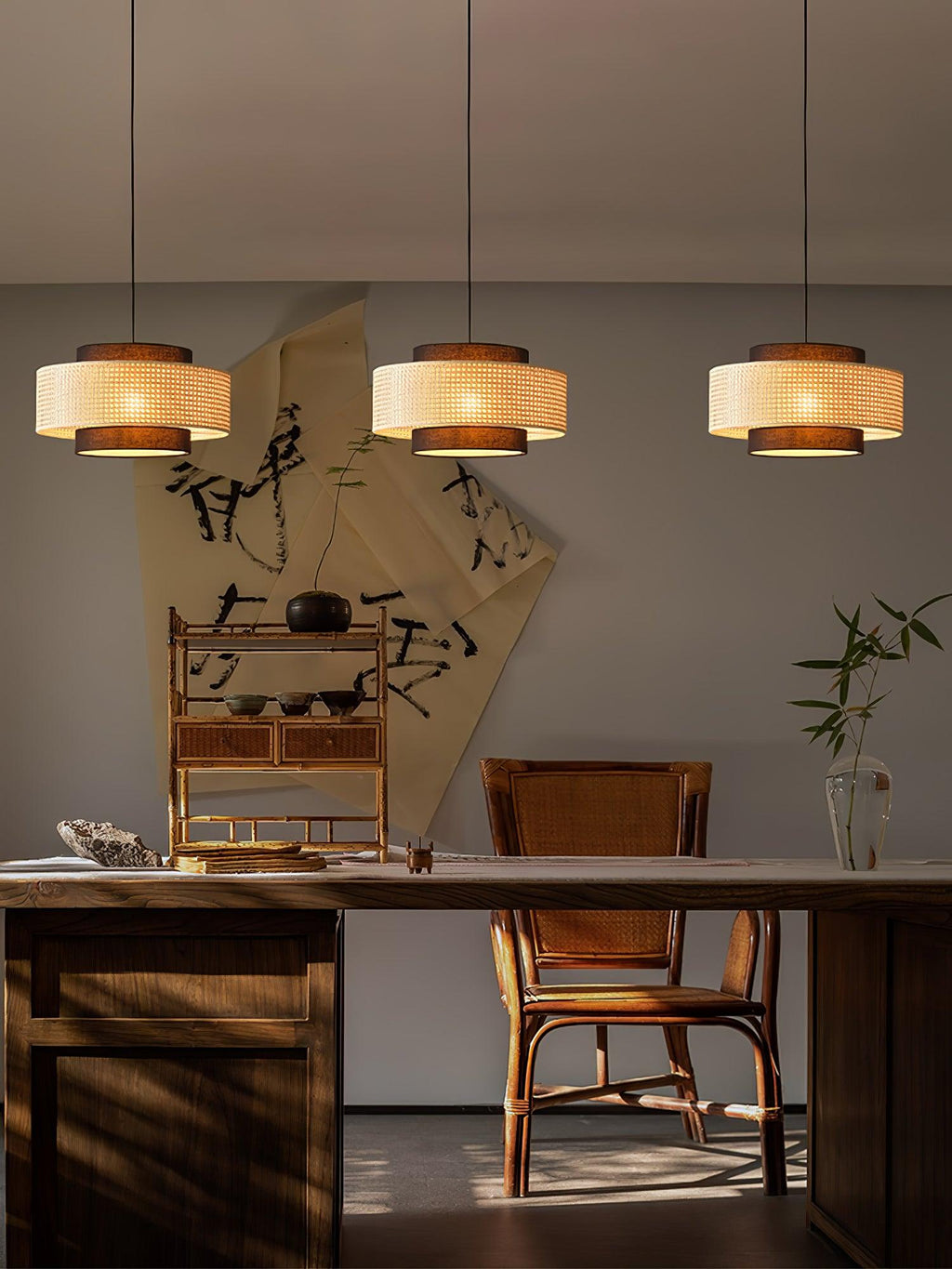 Drum Shade Hanging light Pendant Light