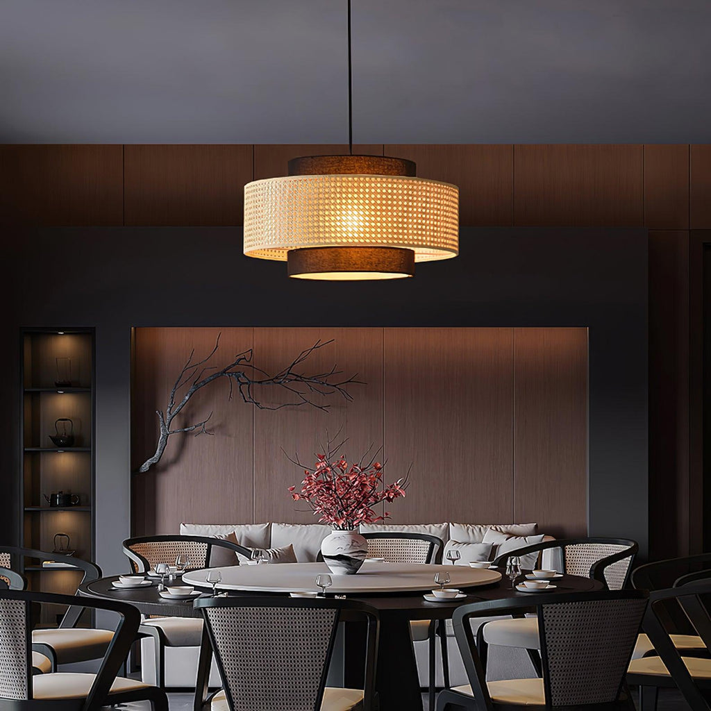 Drum Shade Hanging light Pendant Light
