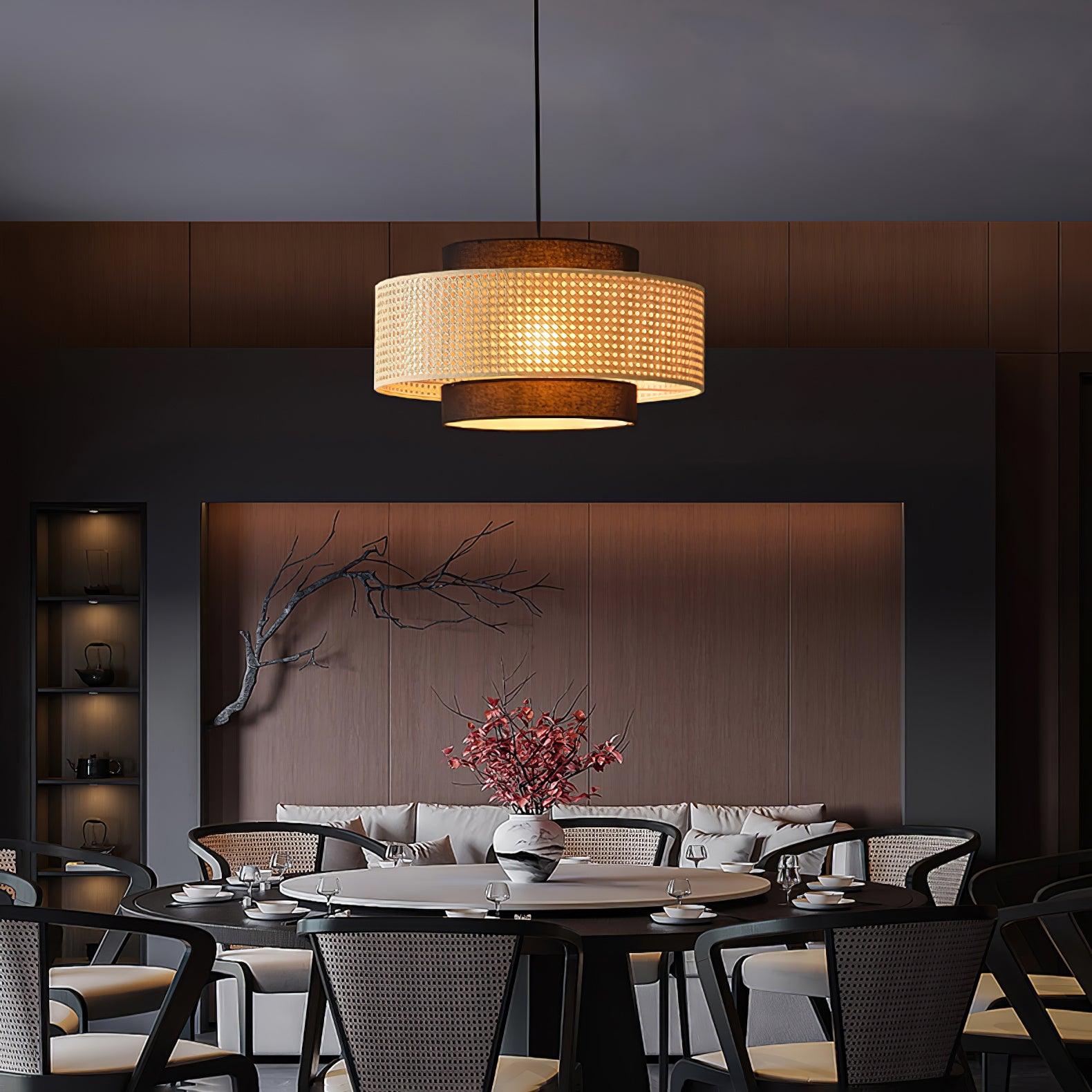Drum Shade Hanging light Pendant Light