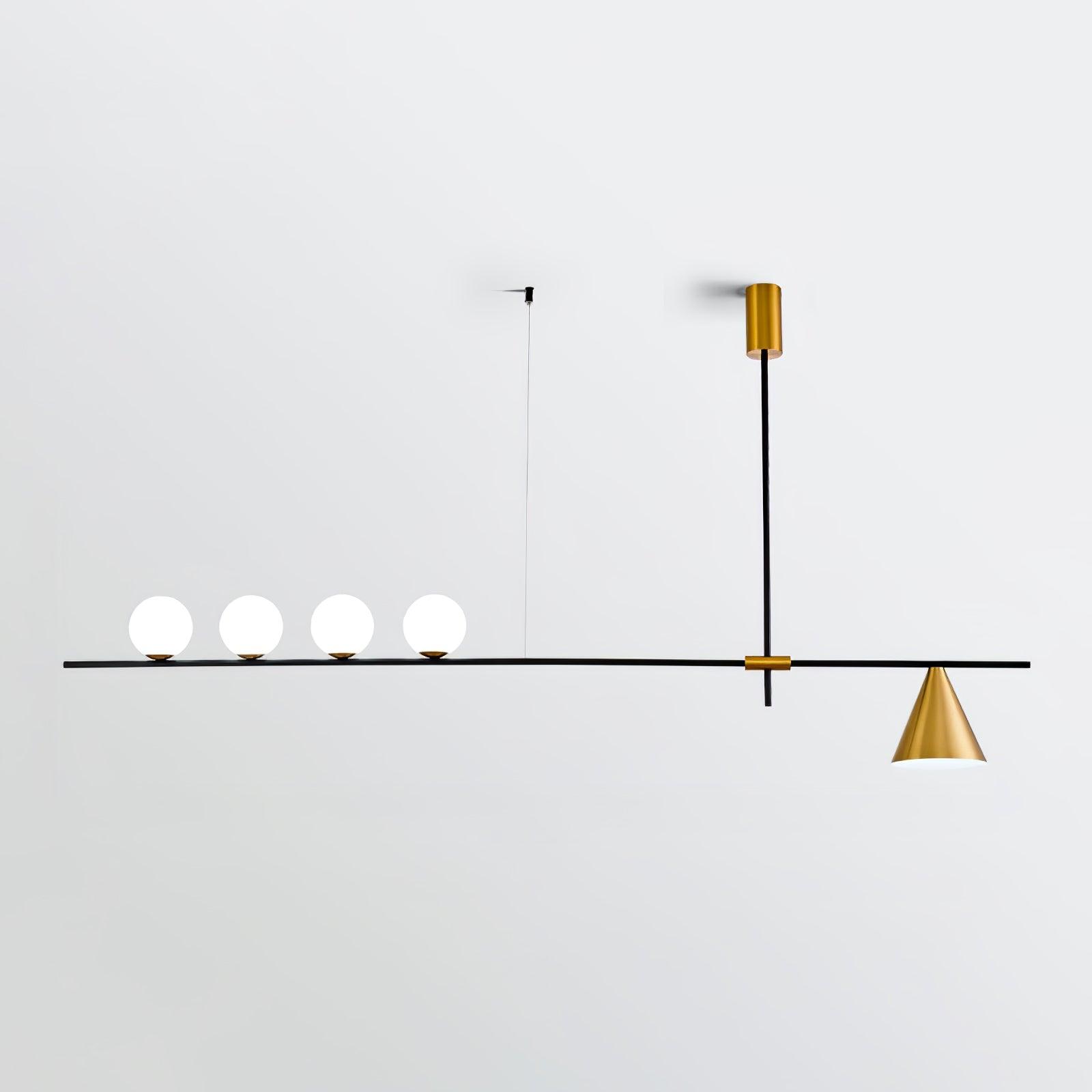 Eclipse Linear Candelabrum Suspension Light