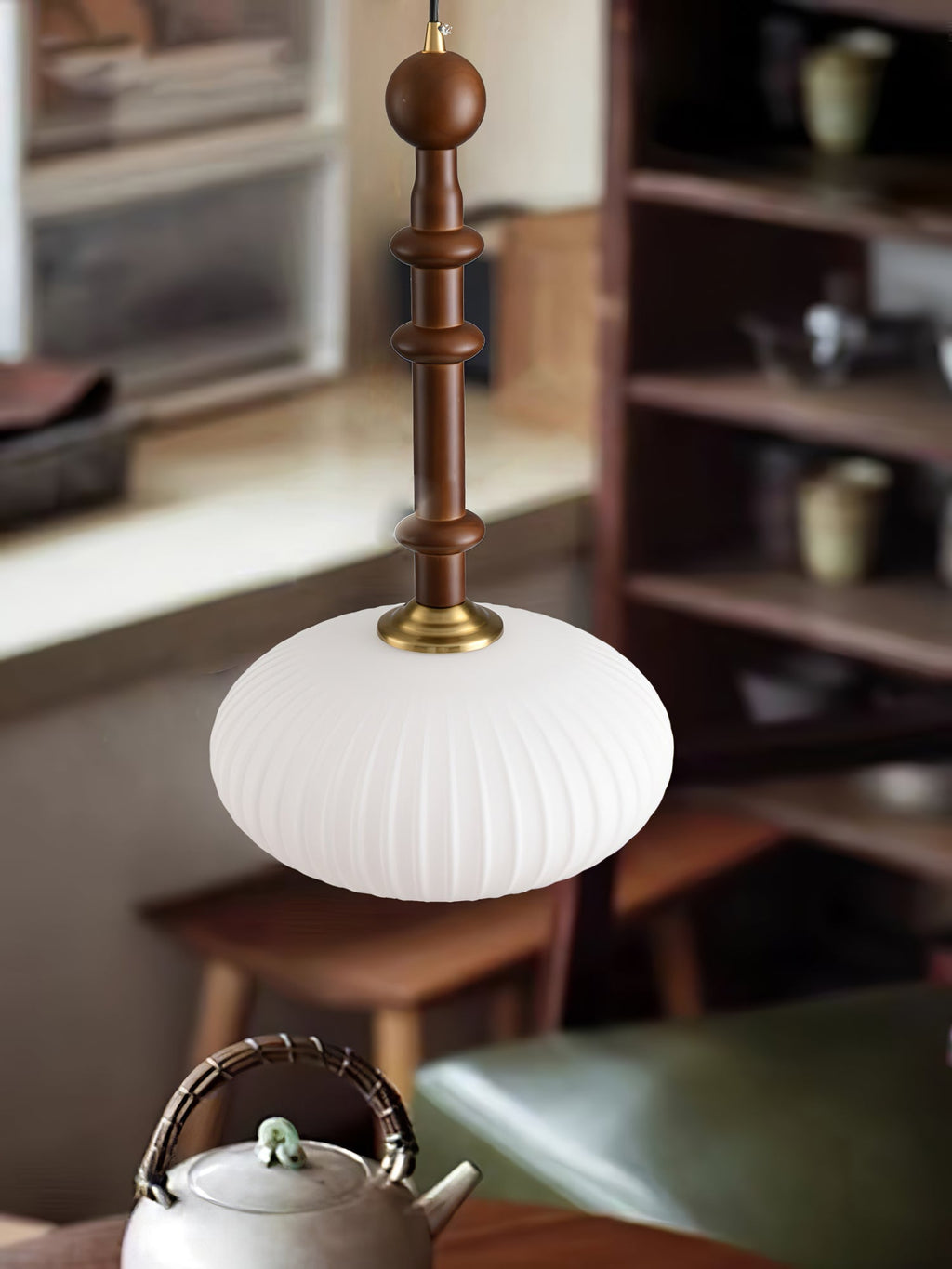 Edison Wood Ceiling light fitting Pendant Light