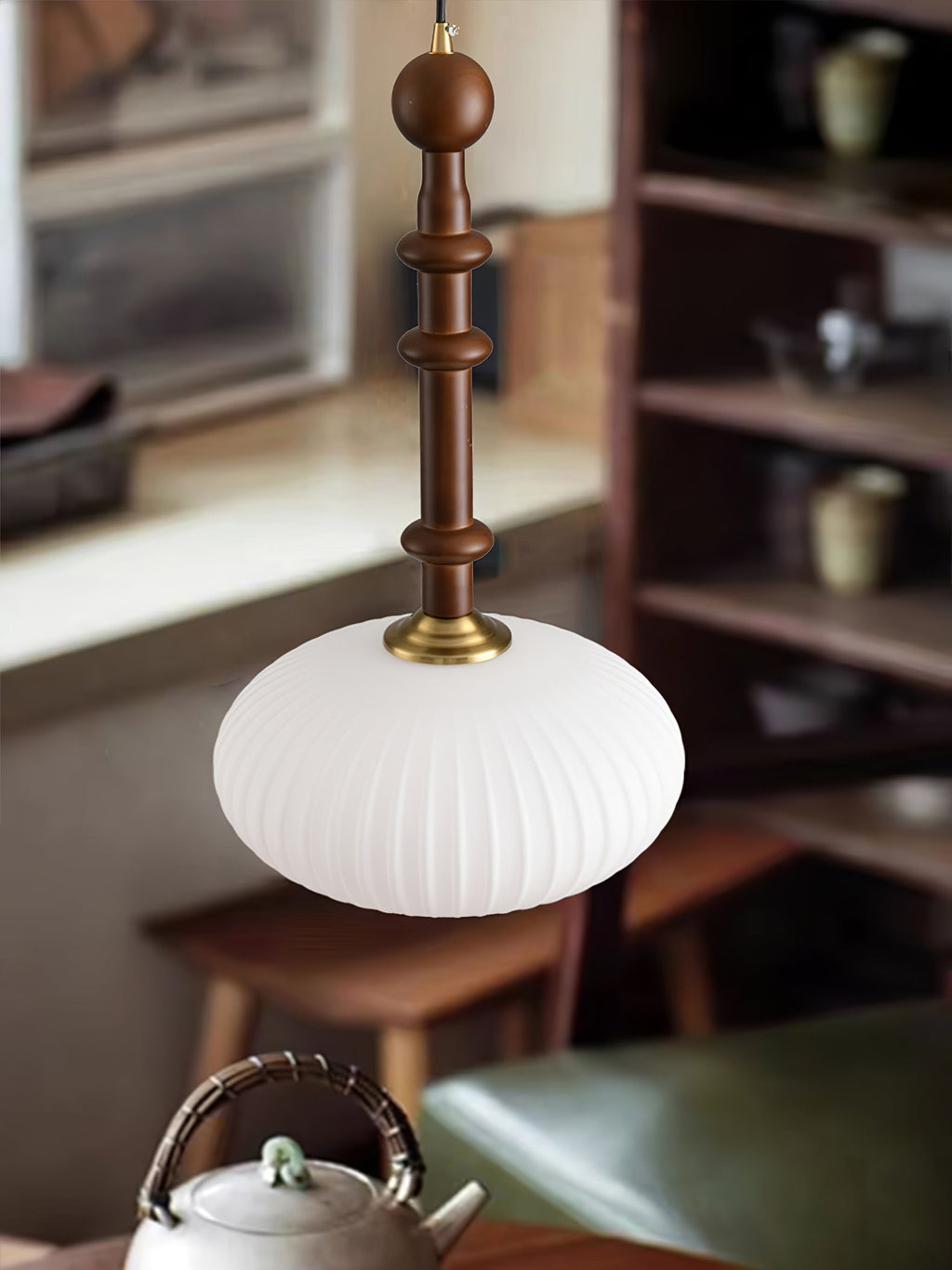 Edison Wood Ceiling light fitting Pendant Light