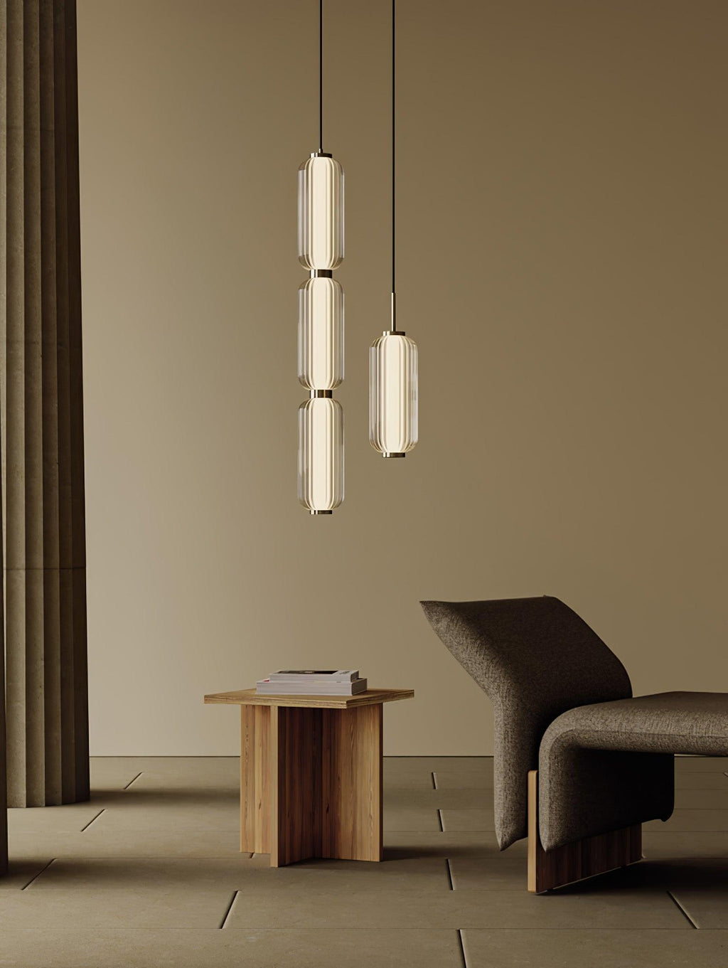 Elma Linear Hanging light Pendant Lamp