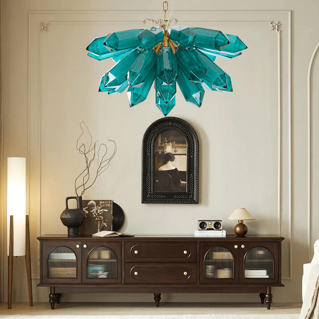 Emerald Crystal Chandelier