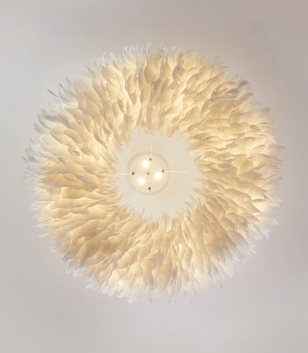 Goose Feathers Drop light Pendant Lamp
