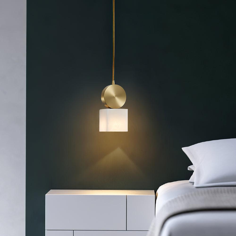 Etruscan Aabaster Droplight Pendant Light
