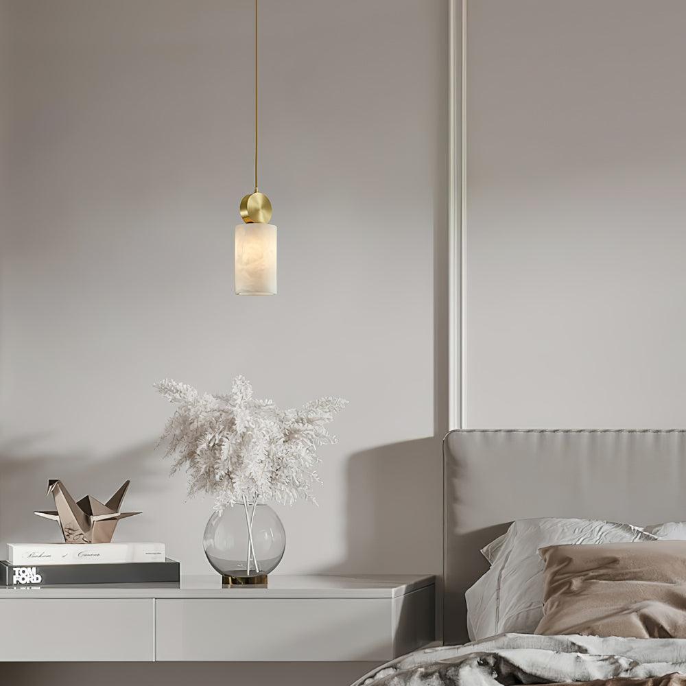 Etruscan Aabaster Droplight Pendant Light