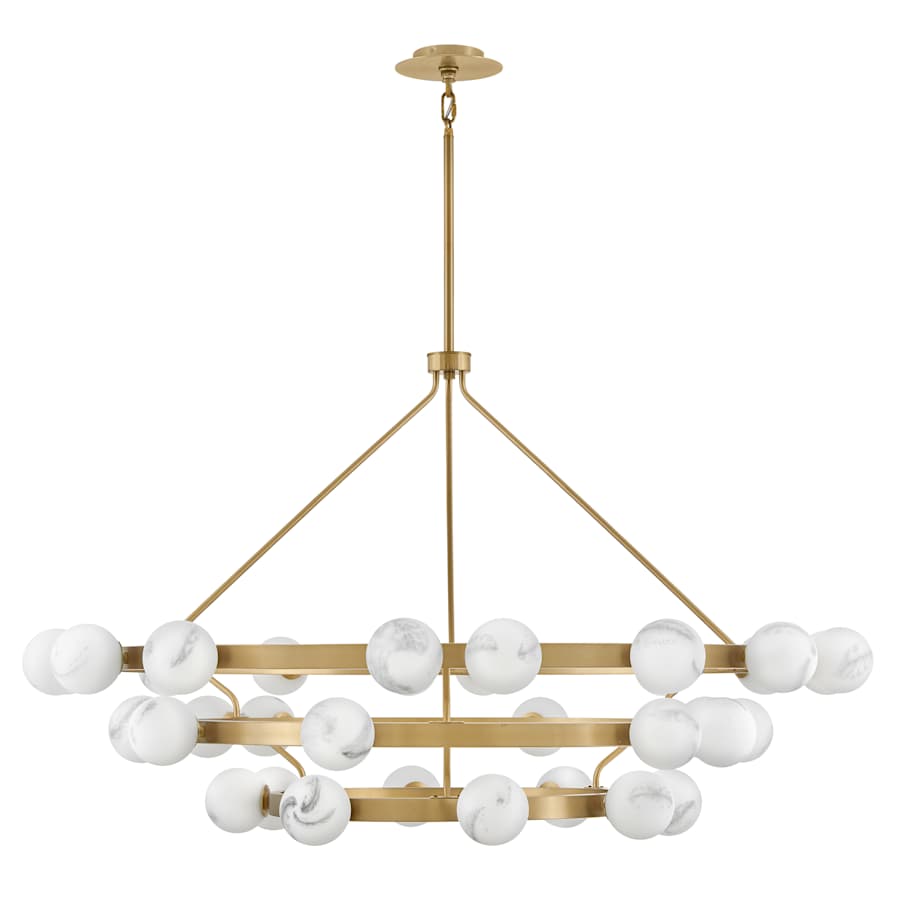 Fredrick Ramond Selene 36 Light 60" Wide Ring Chandelier
