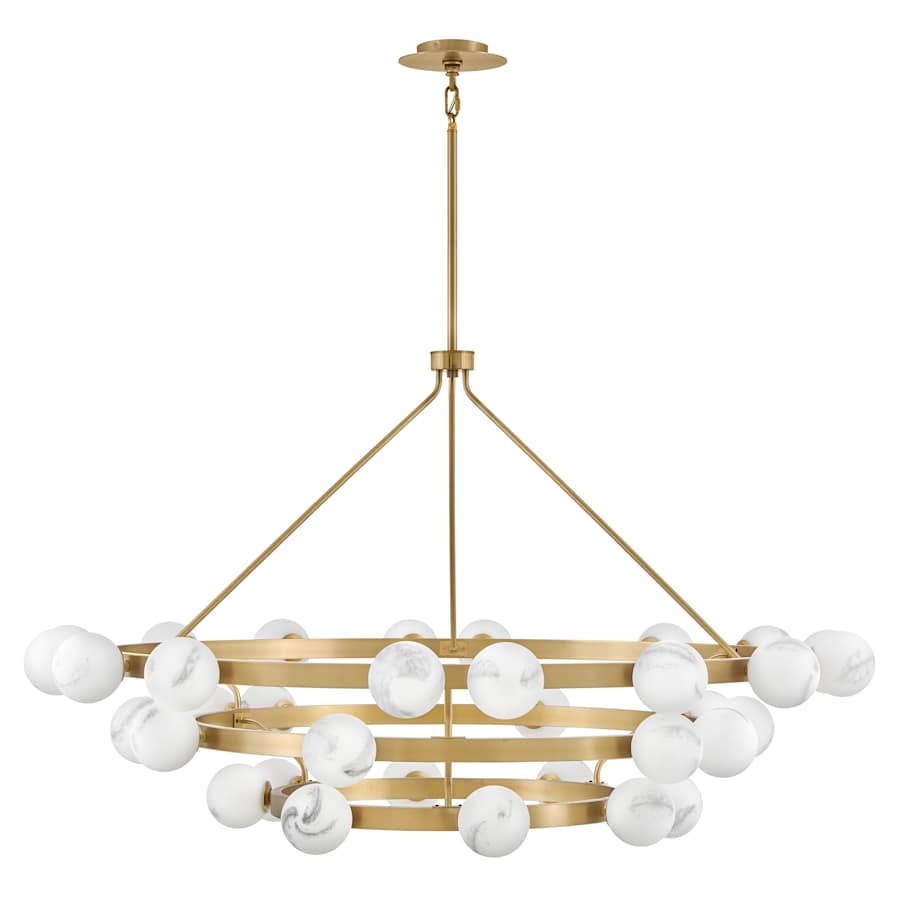 Fredrick Ramond Selene 36 Light 60" Wide Ring Chandelier